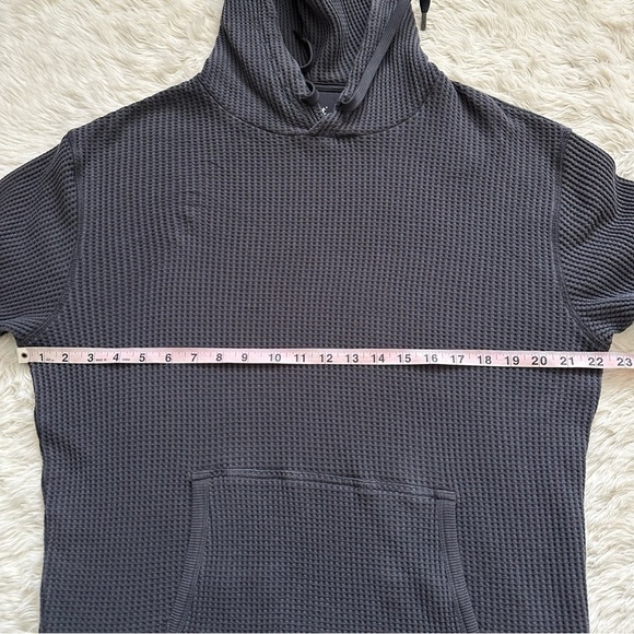 Feat Clothing Mens TreeCell Waffle Hoodie Long Sleeve Gray L - Picture 10 of 12